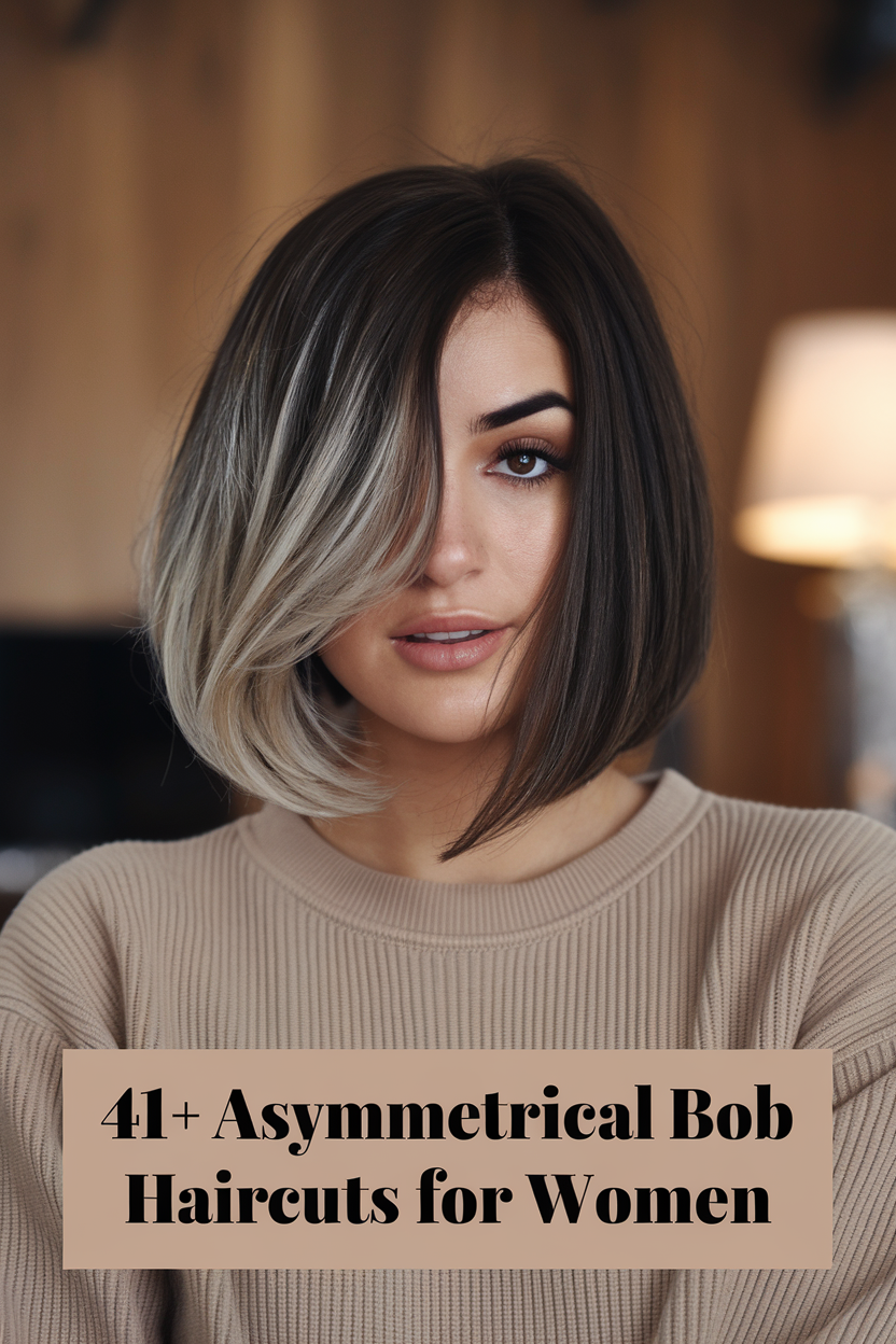 41+ Stunning Asymmetrical Bob Haircuts for Women