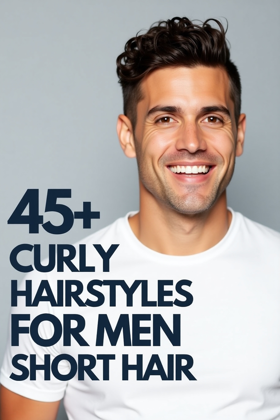 45+ Stunning Curly Hairstyles for Short Hair Men