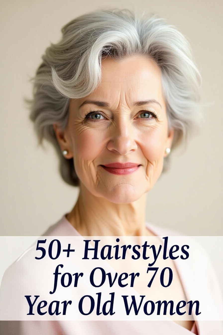 50+ Stunning Hairstyles for Women Over 70
