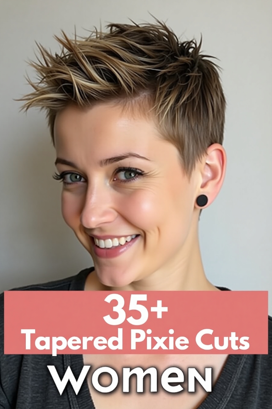 35+ Stunning Tapered Pixie Cuts for Women to Inspire Your Next Hairstyle