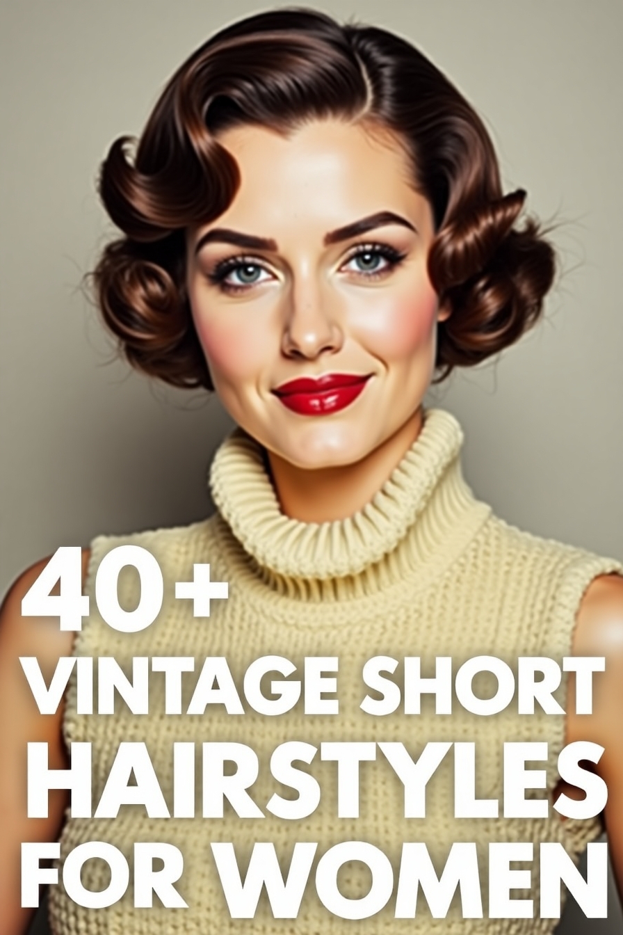 40+ Stunning Vintage Short Hairstyles for Women