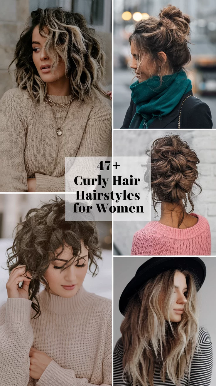 47+ Stunning Curly Hair Hairstyles for Women to Try Now