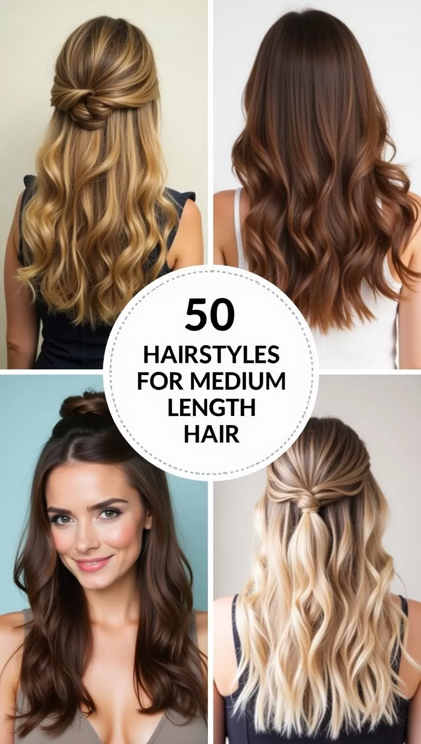 50+ Gorgeous Hairstyles for Medium Length Hair Women Will Love