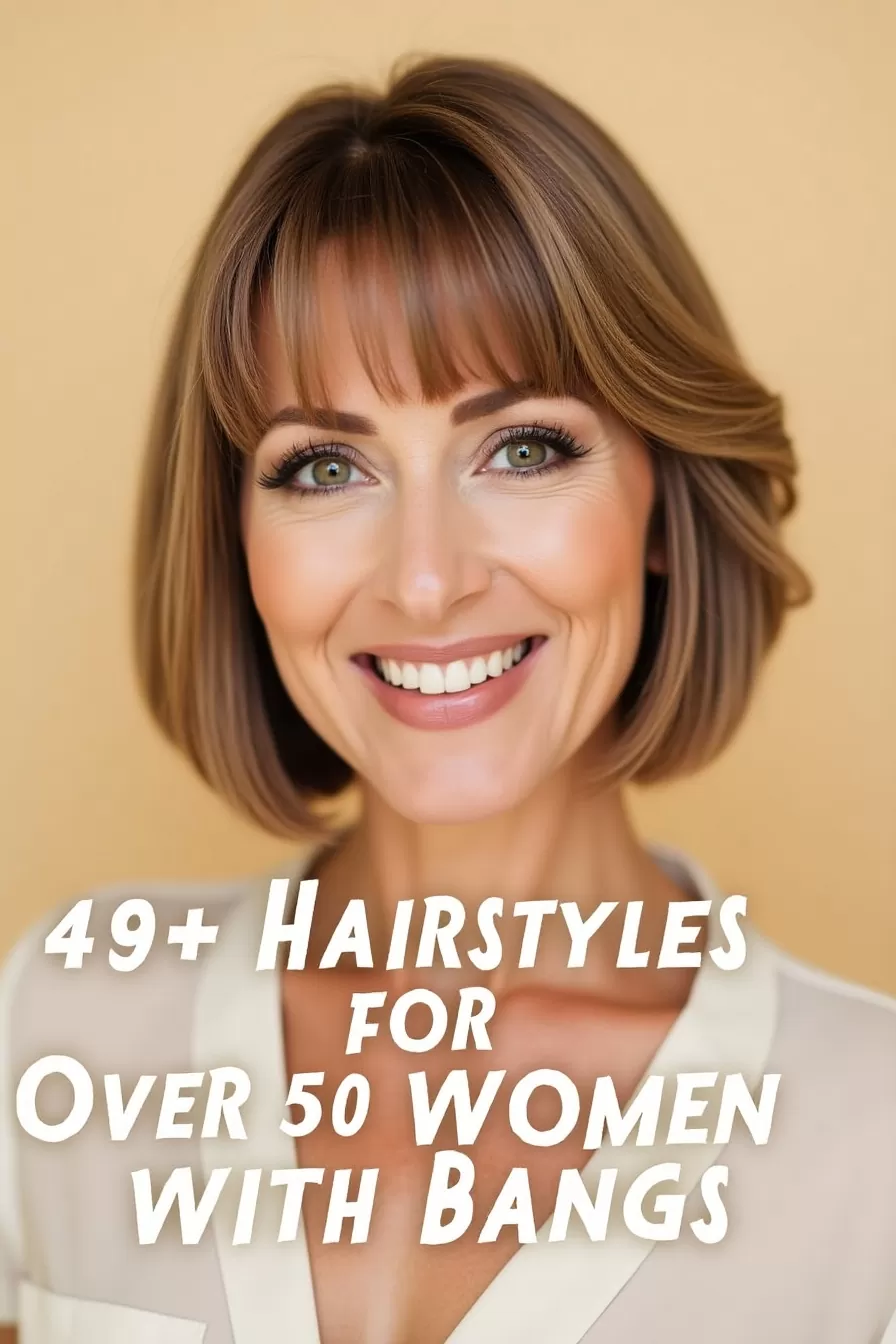 49+ Stunning Hairstyles with Bangs for Women Over 50